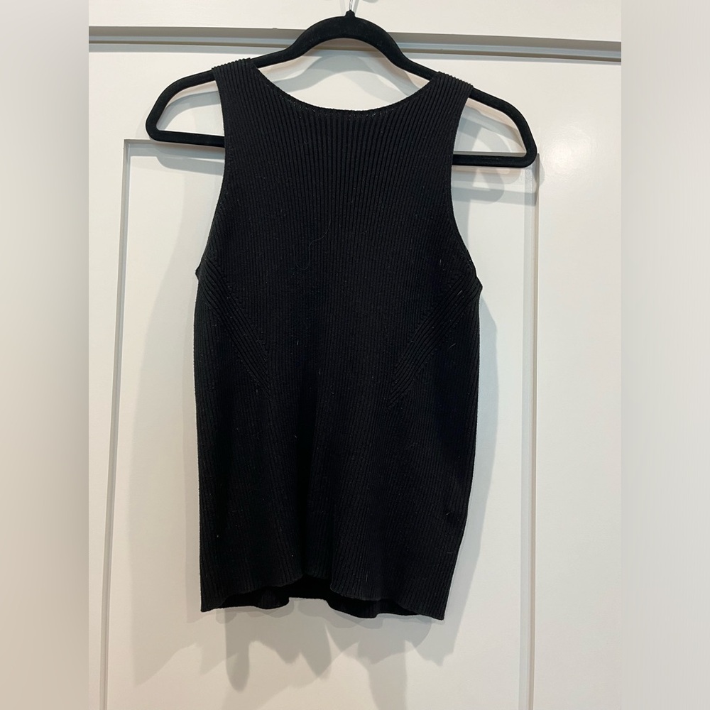 sweater vest black